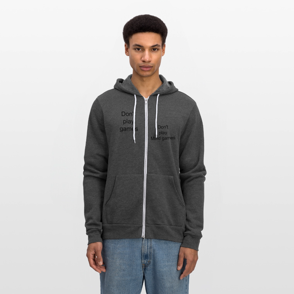 Bella + Canvas Unisex Full Zip Hoodie Facts - charcoal grey