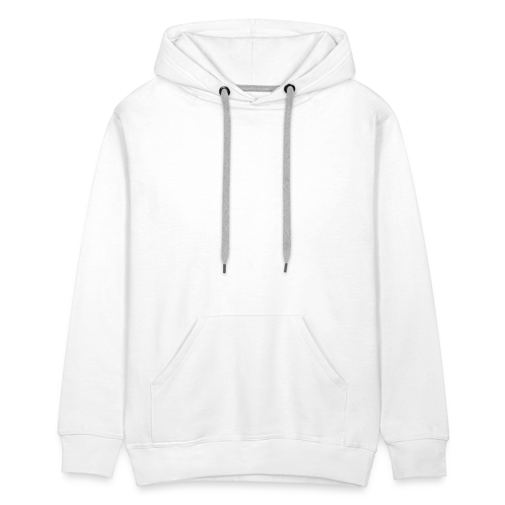 Men’s Premium Hoodie CHIN UP - white