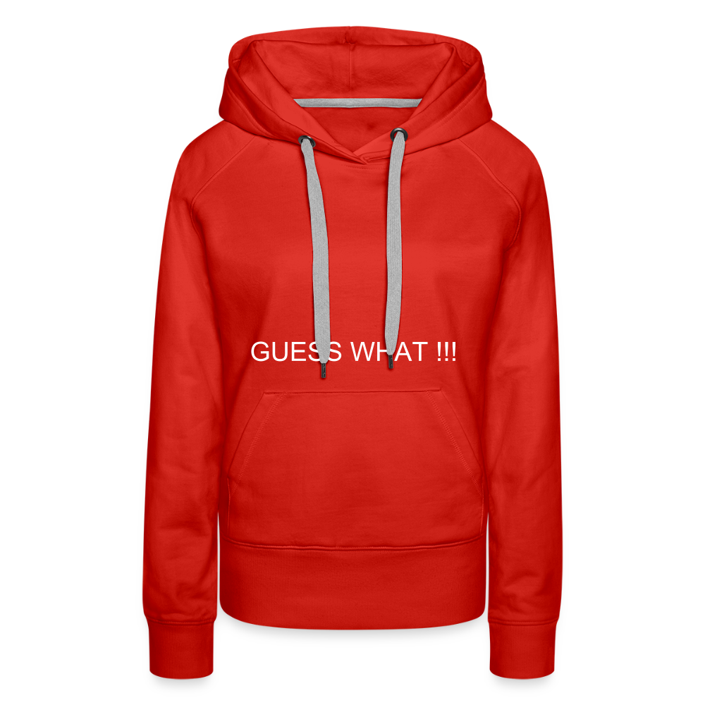 Women’s Premium Hoodie I AM A BOSS OF MY OWN PATH - red