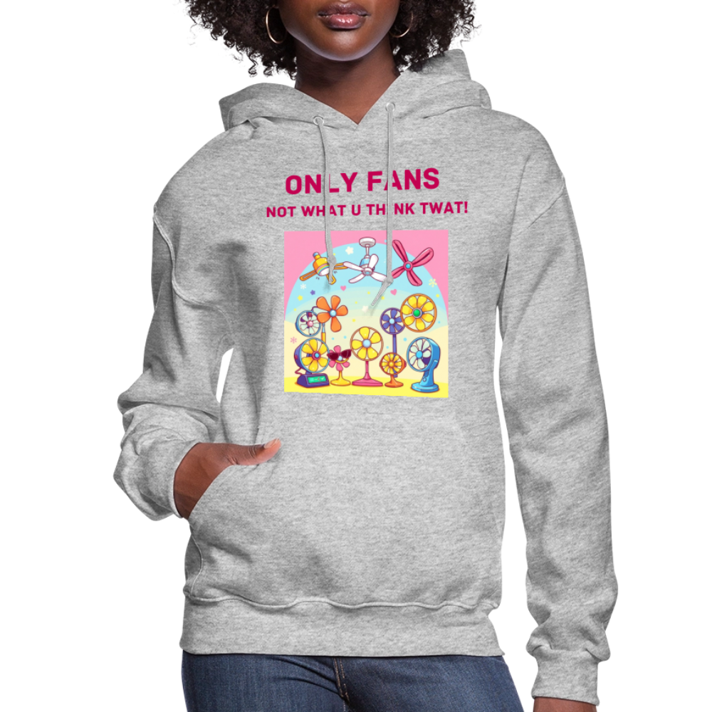 Women's Hoodie ONLY FANS - heather gray