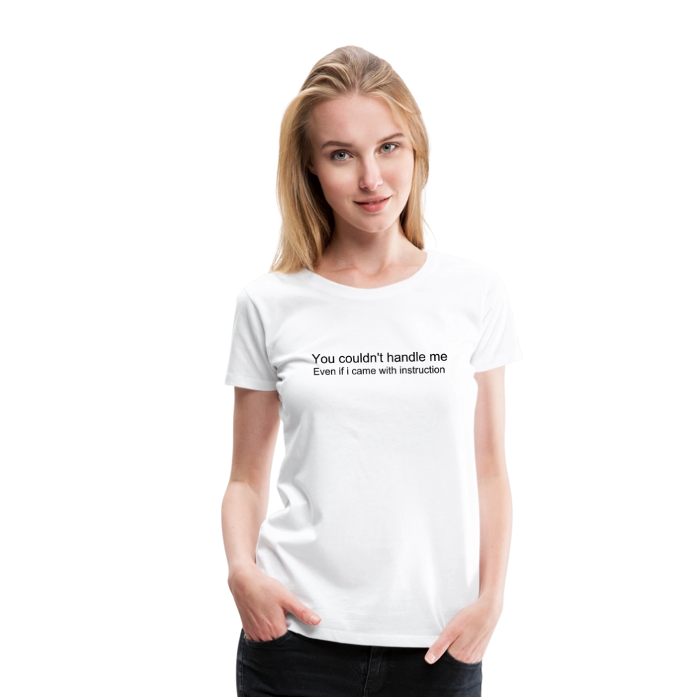 Women’s Premium T-Shirt WOMEN POWER - white