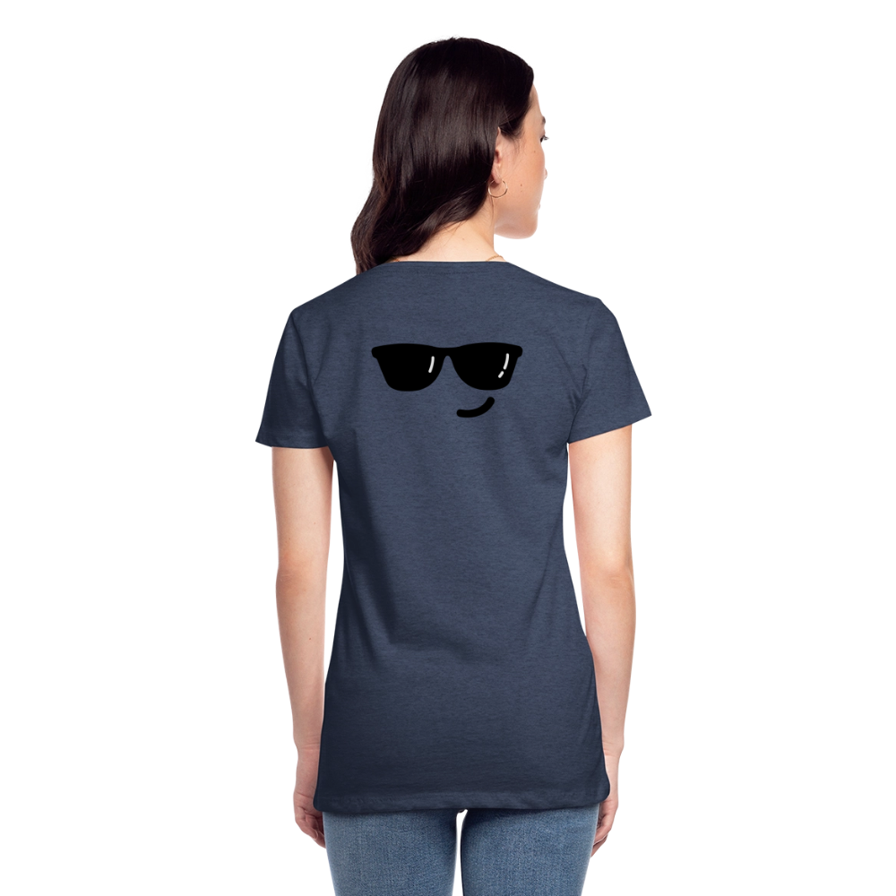 Women’s Premium T-Shirt WOMEN POWER - heather blue