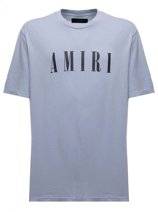 AMIRI CORE LOGO TEE DUSTY BLUE