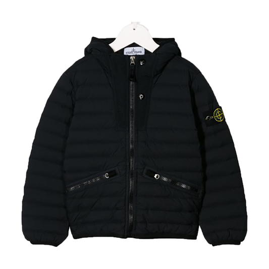 STONE ISLAND DOWN PUFFA JACKET IN NAVY